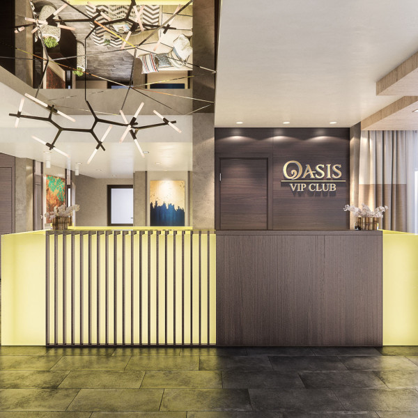 Lobby renovation of Oasis VIP club
