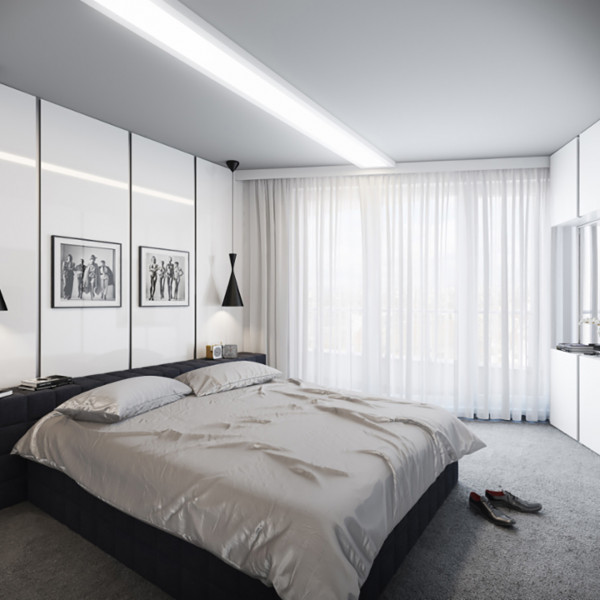 Bedroom, The white Apartment